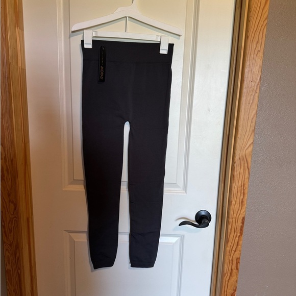 MOPAS Women FREE SIZE Fleeced  Gray Leggings - Picture 1 of 8